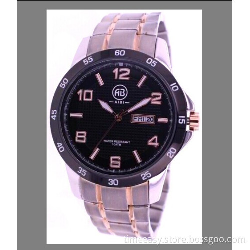 High Quality Watch with Black Dial